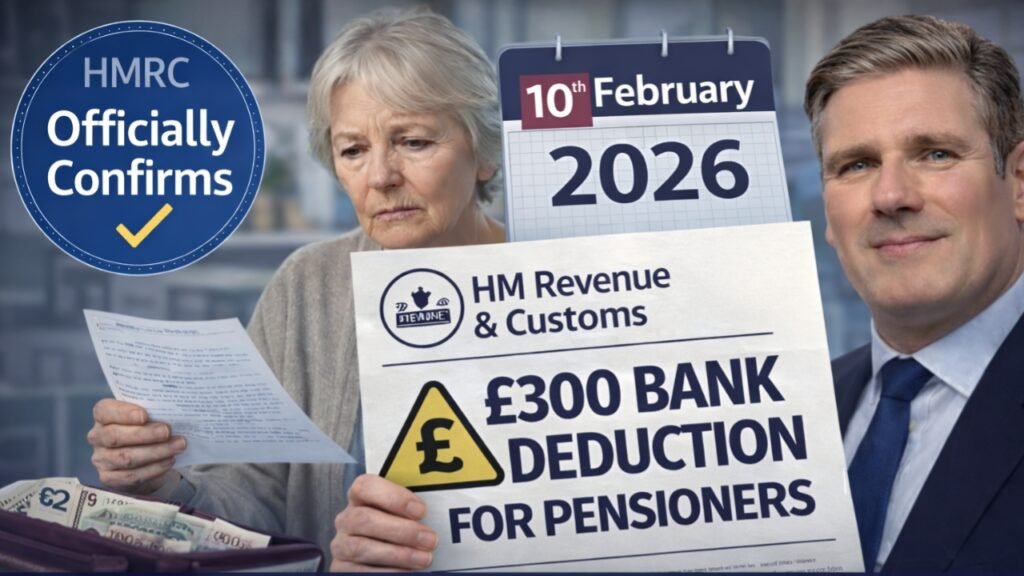 HMRC £300 Bank Deduction for Pensioners