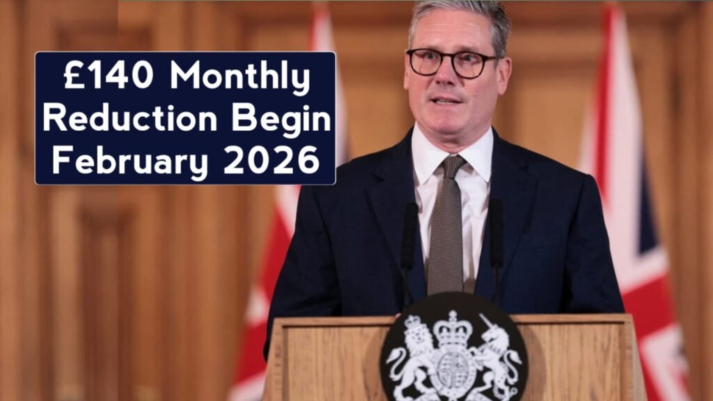 UK £140 Monthly Reduction February 2026
