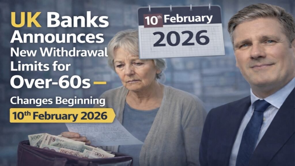 UK Banks New Withdrawal Limits for Over-60s