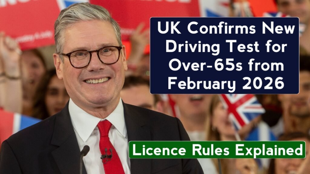 UK driving test for over-65s